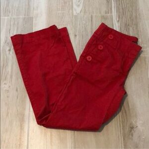 LOFT Vibrant Red Trousers
